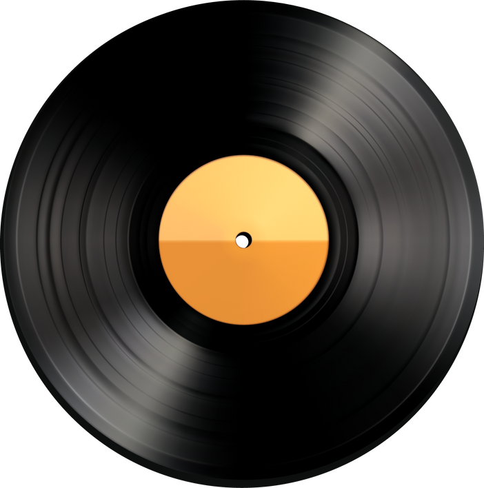 Phonograph record, vinyl icon